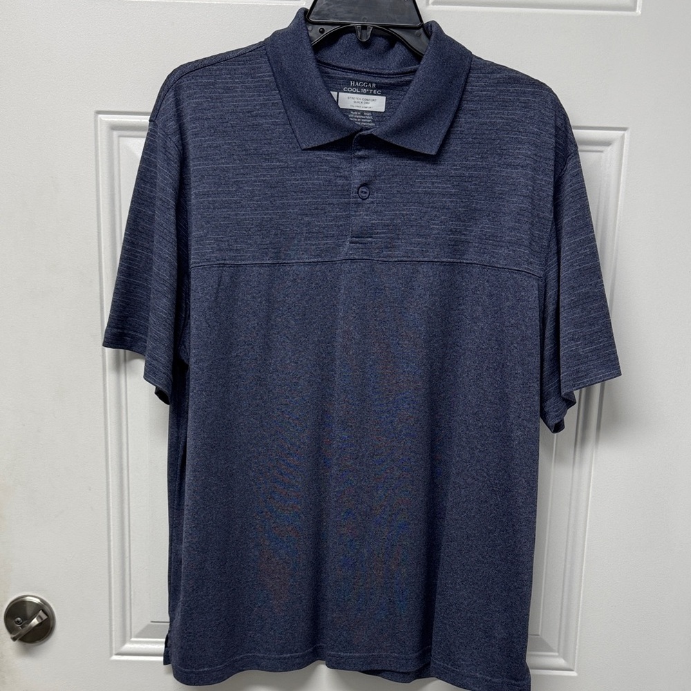 Haggar Navy Men's Polo Shirt